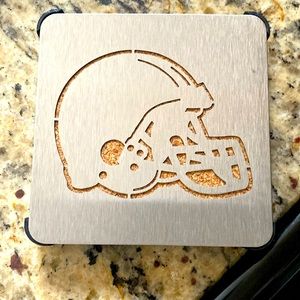 NFL helmet coasters